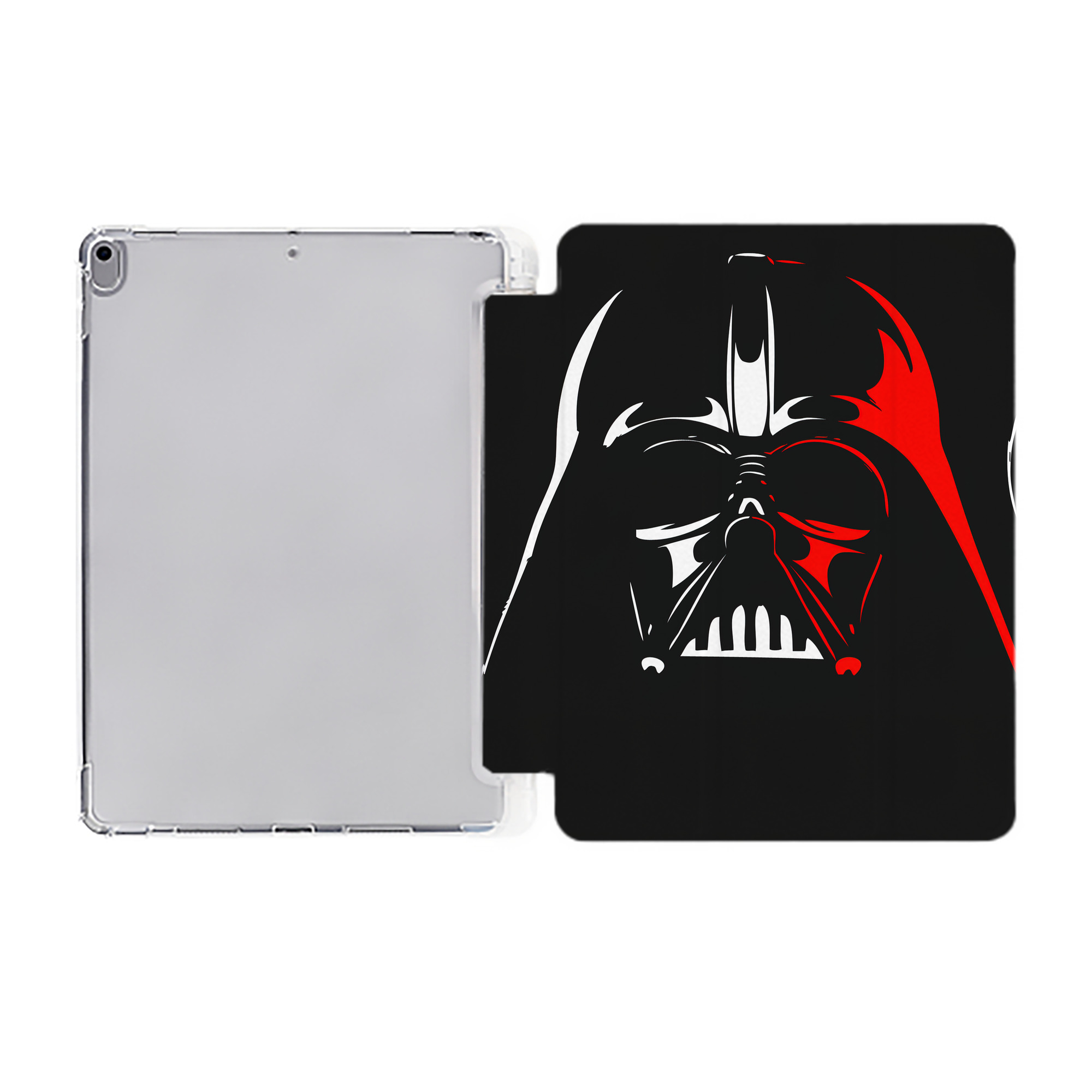 （画像用） スター・ウォーズ Star Wars IPad ケース ペン収納付き 三つ折りスタンド PUレザー×シリコン 対応機種9.5/10.5/10.9インチ